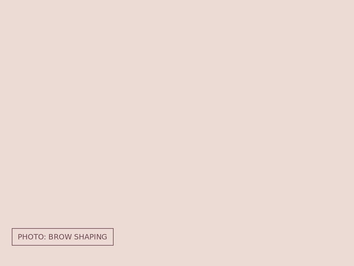 Eyebrow shaping at Best Wax & Lash
